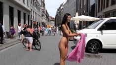 Nude in Public Kira
