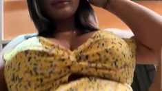 Leann amateur beautiful brunette with big boobs