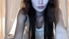 Brunette Solo Webcam Masturbation