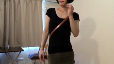 crossdresser wearing a mini skirt